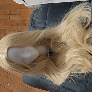 Blonde long wig